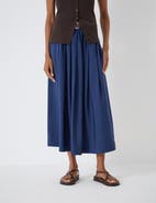 Hush Ivy Pleated Air Flow Midi Skirt