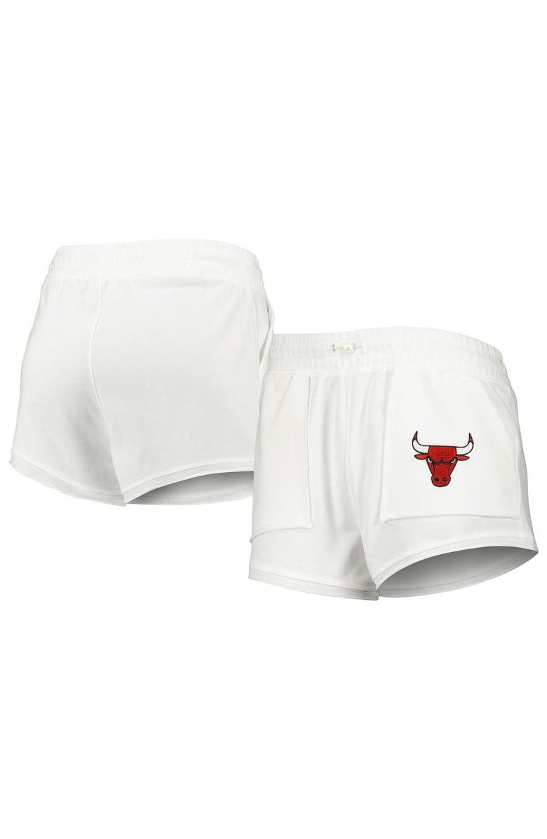 CONCEPTS SPORT Women's Concepts Sport White Chicago Bulls Sunray Shorts, Main, color, White