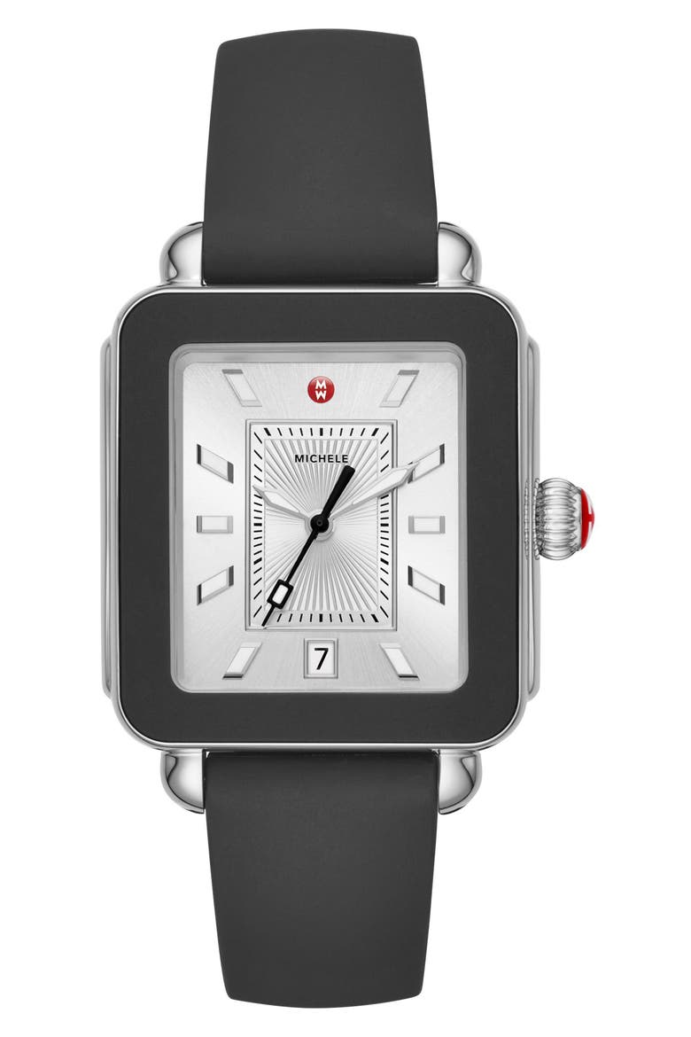 Deco Sport Silicone Strap Watch, 34mm x 36mm video