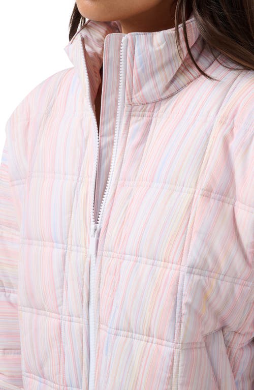 Travismathew City Edge Quilted Jacket In Fox Golve Multi