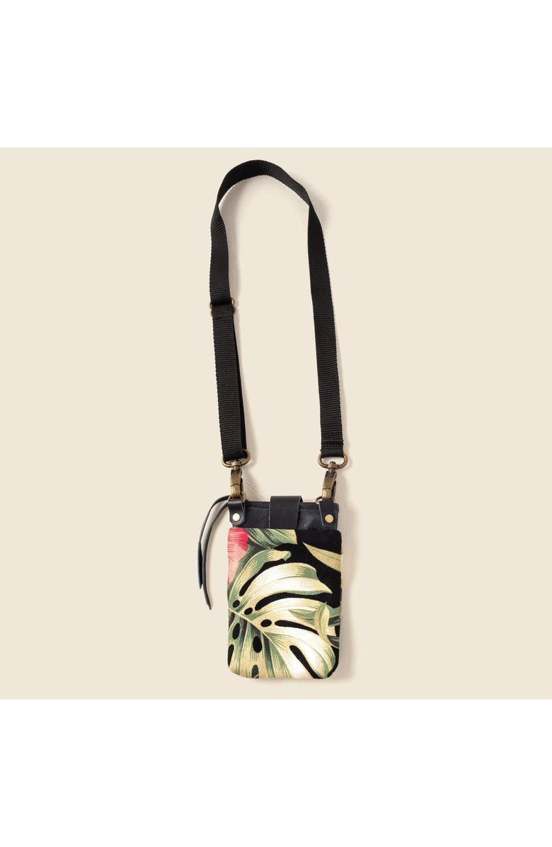 Casupo Compact Phone Bag, Alternate, color, Black Floral