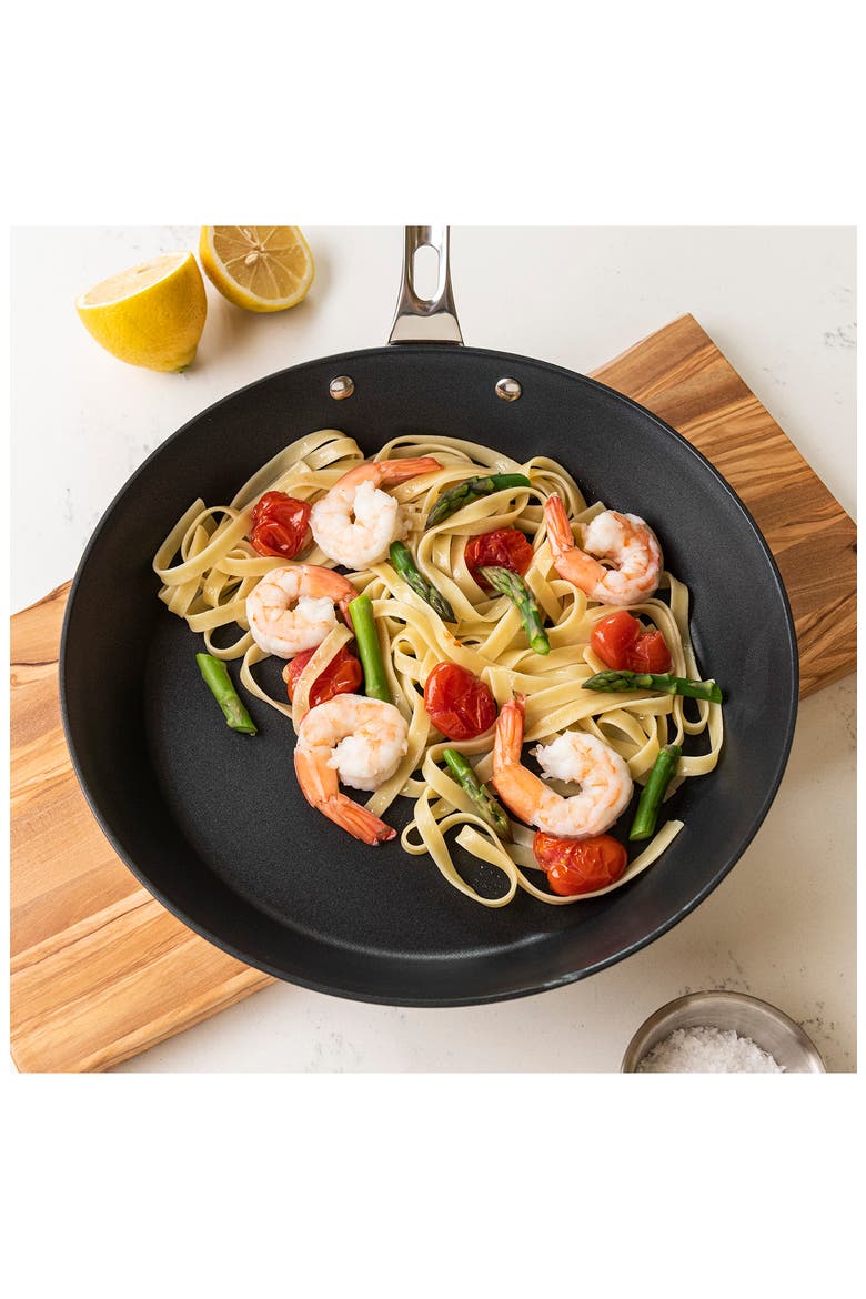 Clipper Viking Contemporary 12" Nonstick Fry Pan, Alternate, color, STAINLESS STEEL