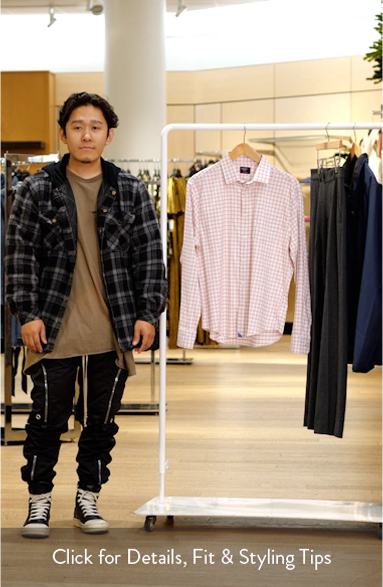 Wells Check Performance Stretch Button-Up Shirt, sales video thumbnail