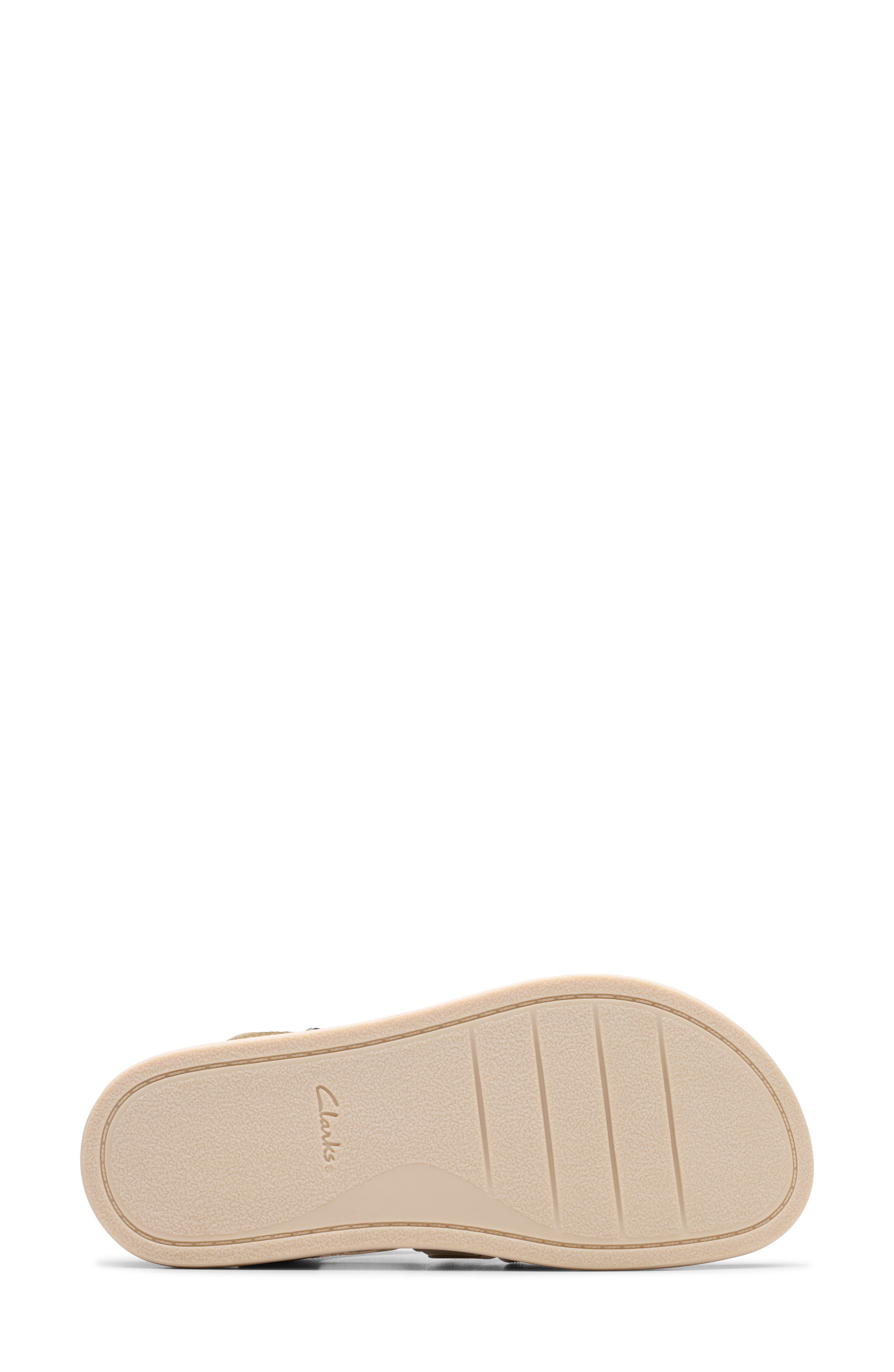Clarks<sup>®</sup> Arwell Sun Cage Sandal, Alternate, color, Cream Leather