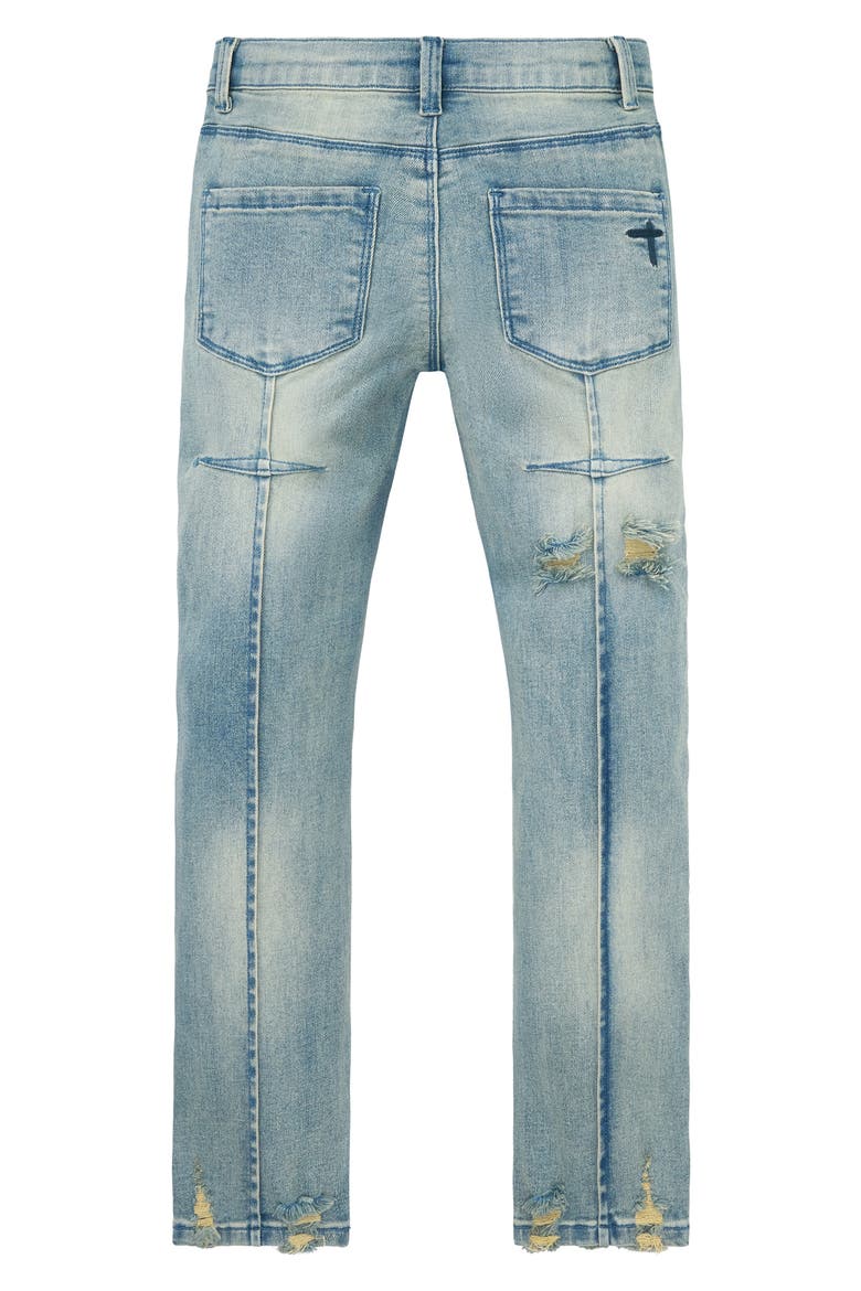 Kids' Carlo Skinny Jeans, Alternate, color, OCEAN SHINE