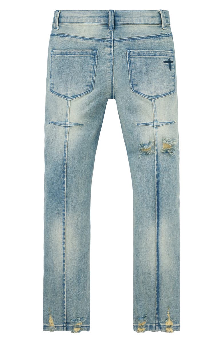 RtA Kids' Carlo Skinny Jeans, Alternate, color, Ocean Shine