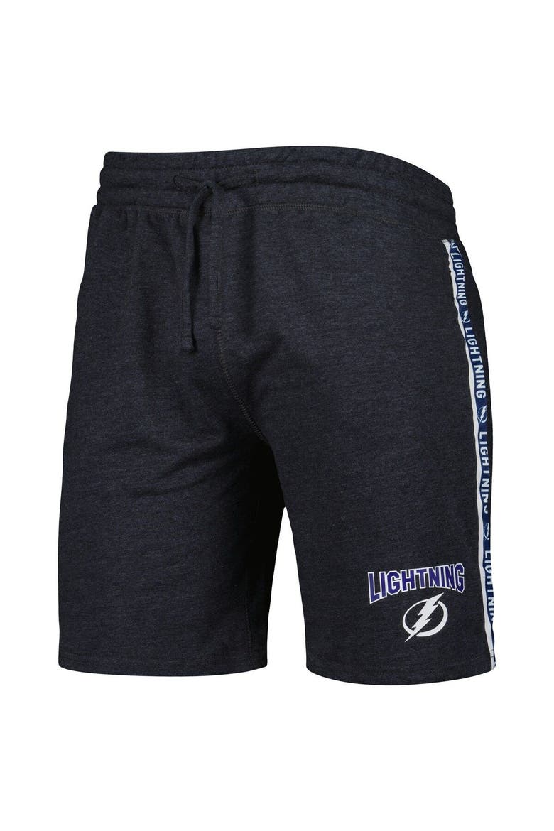 Men's Concepts Sport  Charcoal Tampa Bay Lightning Team Stripe Shorts, Alternate, color, Charcoal