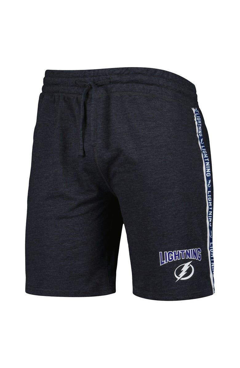 CONCEPTS SPORT Men's Concepts Sport Charcoal Tampa Bay Lightning Team Stripe Shorts, Alternate, color, Charcoal