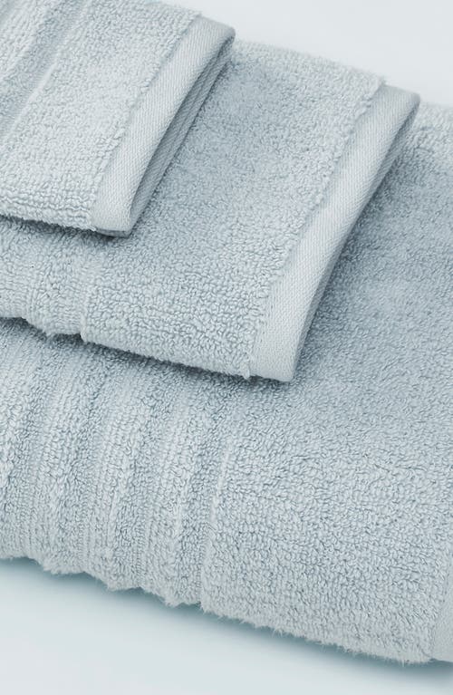 Woven & Weft Combed Cotton 2-pack Bath Towels In Blue