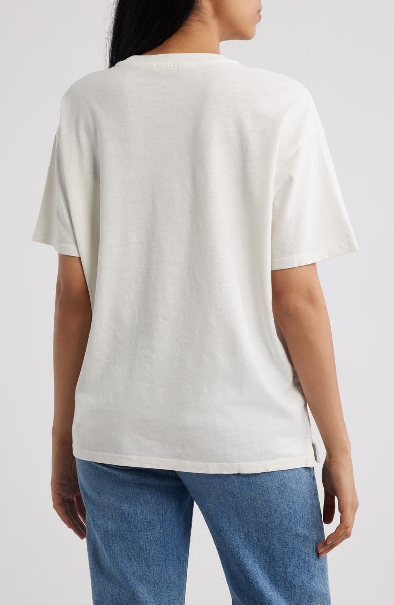 Marine Layer Oversize Hemp & Cotton Graphic T-Shirt, Alternate, color, Antique White