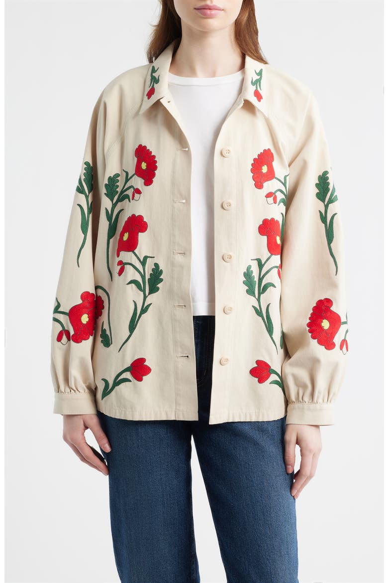 & Stetson The Western Commodore Jacket, Main, color, CREAM