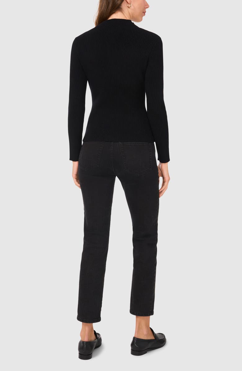 Halogen<sup>®</sup> Rib Quarter Zip Sweater, Alternate, color,