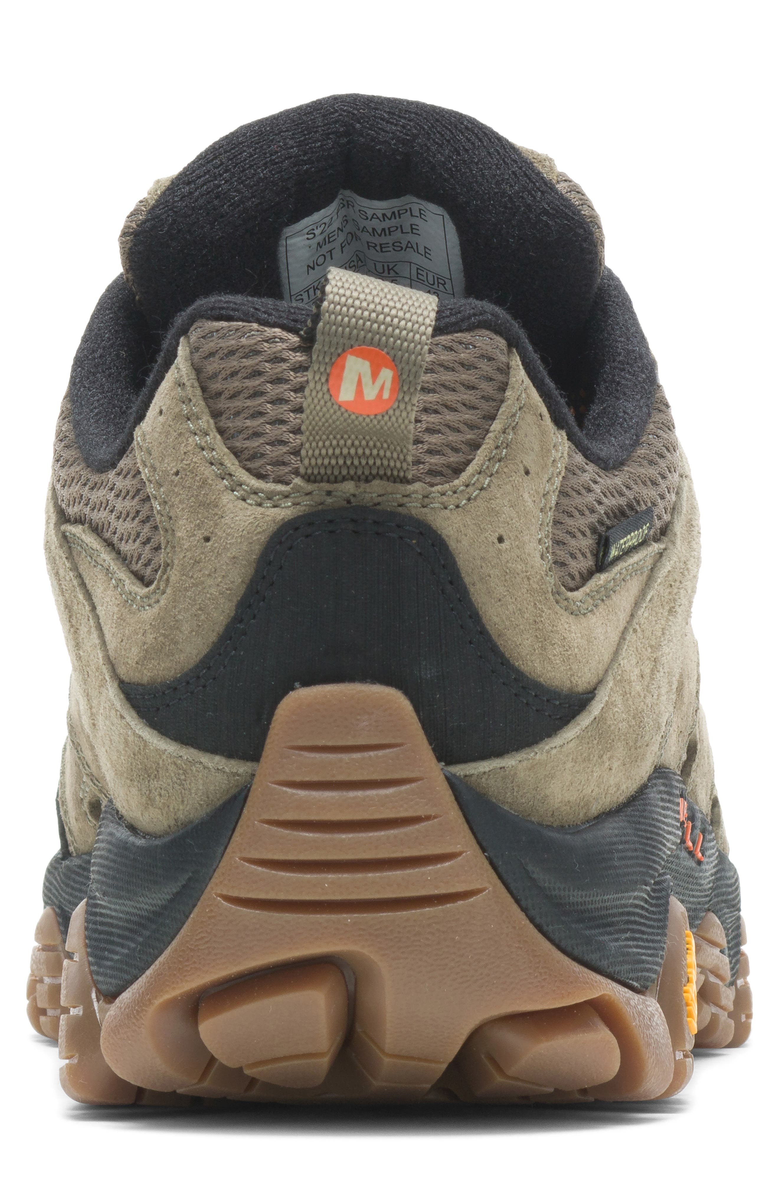 Moab 3 Waterproof Hiking Shoe, Alternate, color, OLIVE/ GUM