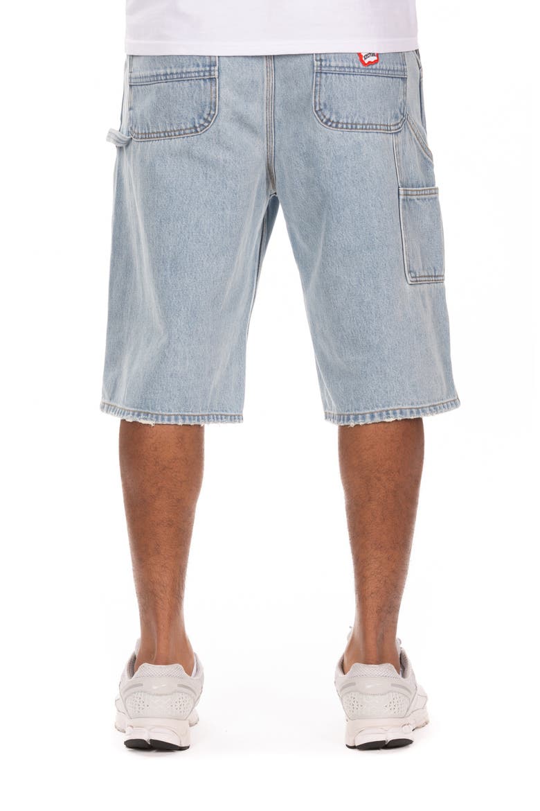 Angelo Denim Shorts, Alternate, color, BUTTER PECAN