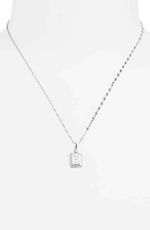 Leith Initial Pendant Necklace