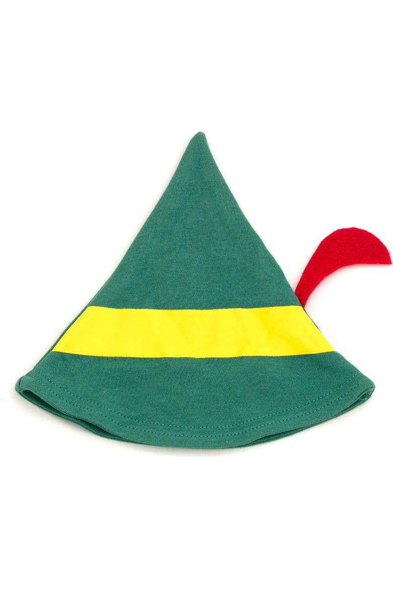 Christmas Bodysuit and Hat Set, Alternate, color, Buddy Elf Green