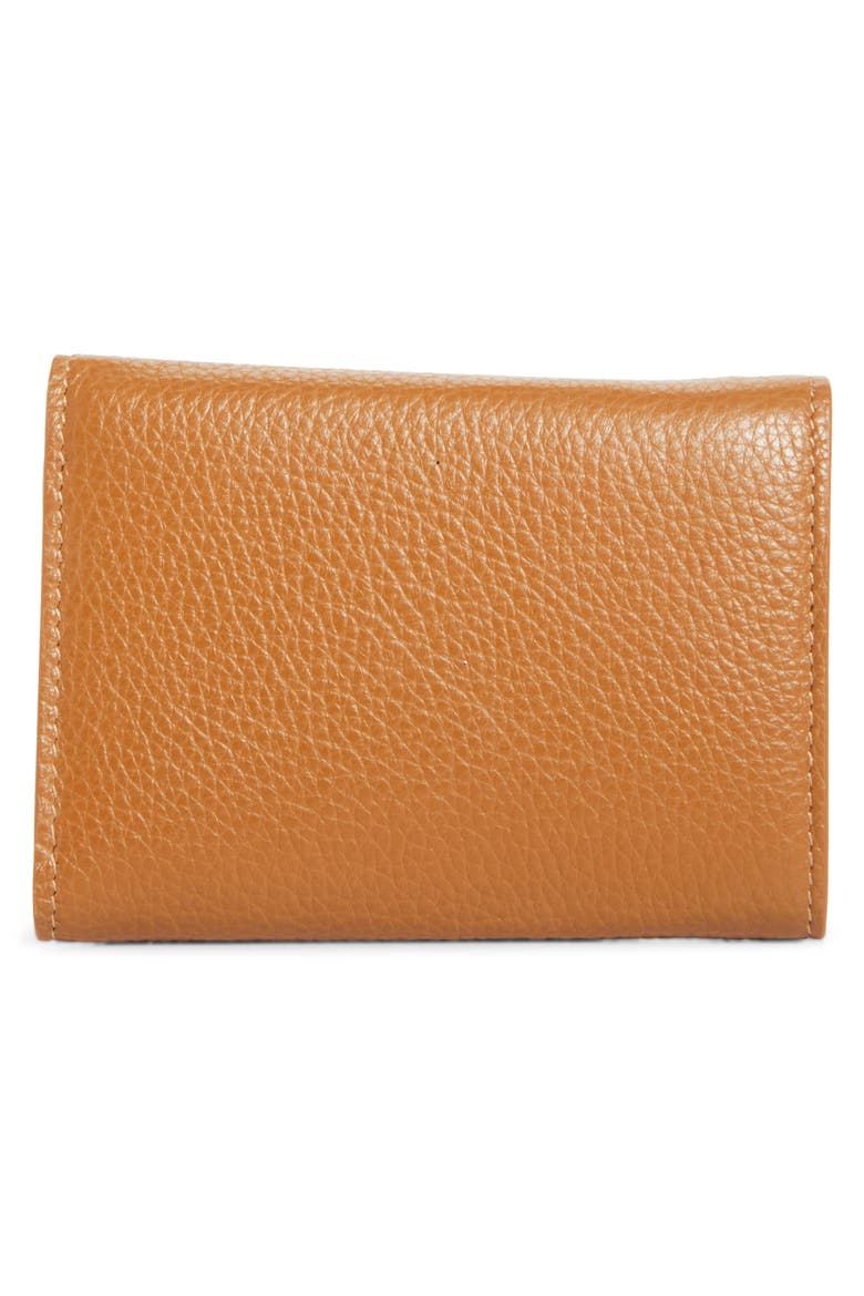 Mooncrest Compact Leather Trifold Wallet, Alternate, color, CUOIO