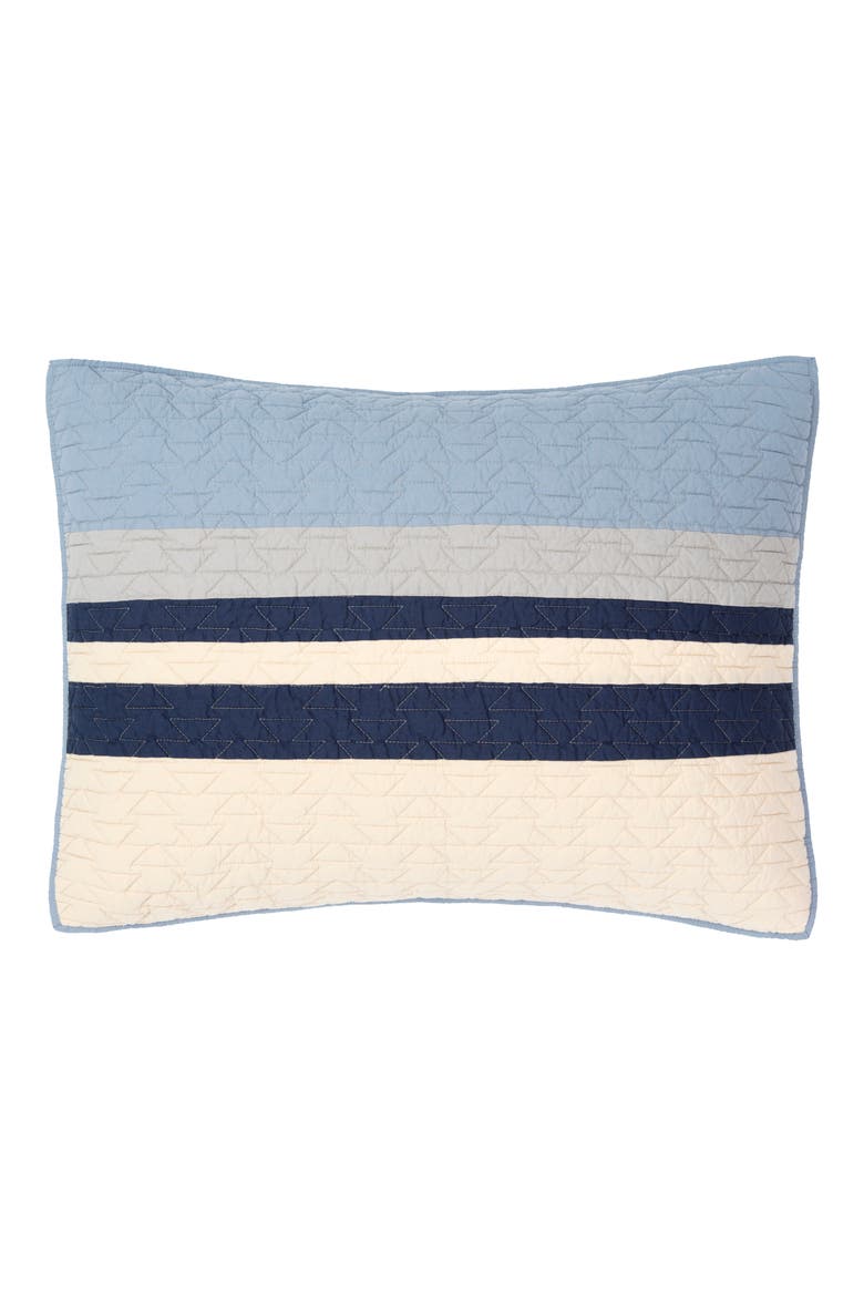 Diamond Ridge Quilt & Sham Set, Alternate, color, BLUE MULTI