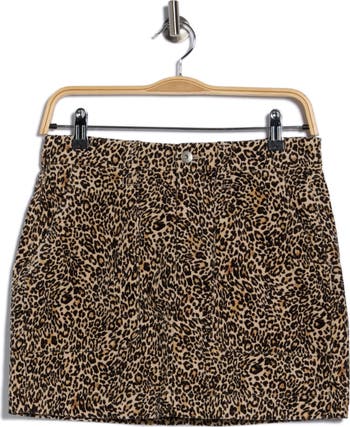 Gold Coast Stretch Corduroy Miniskirt
