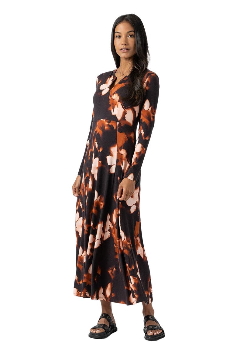 Macie Zip Up Dress, Alternate, color, orange