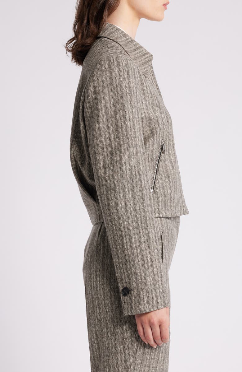 BOSS Jalerena Zip-Up Jacket, Alternate, color, Open Misc