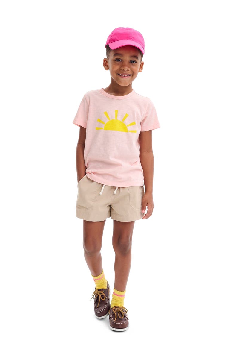 Primary Kids Stretch Chino Midi Short, Alternate, color, Light Khaki