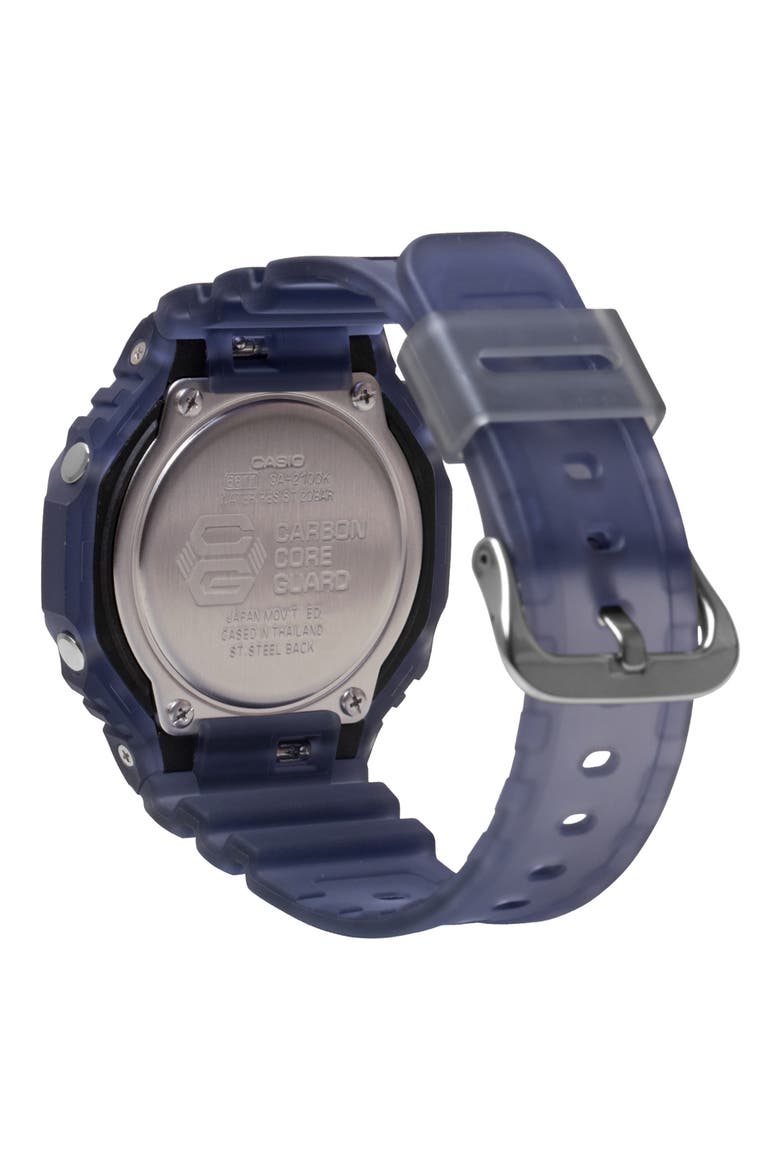 5600 Series Ana-Digi Resin Strap Watch, 48.5mm x 45.4mm, Alternate, color, BLUE