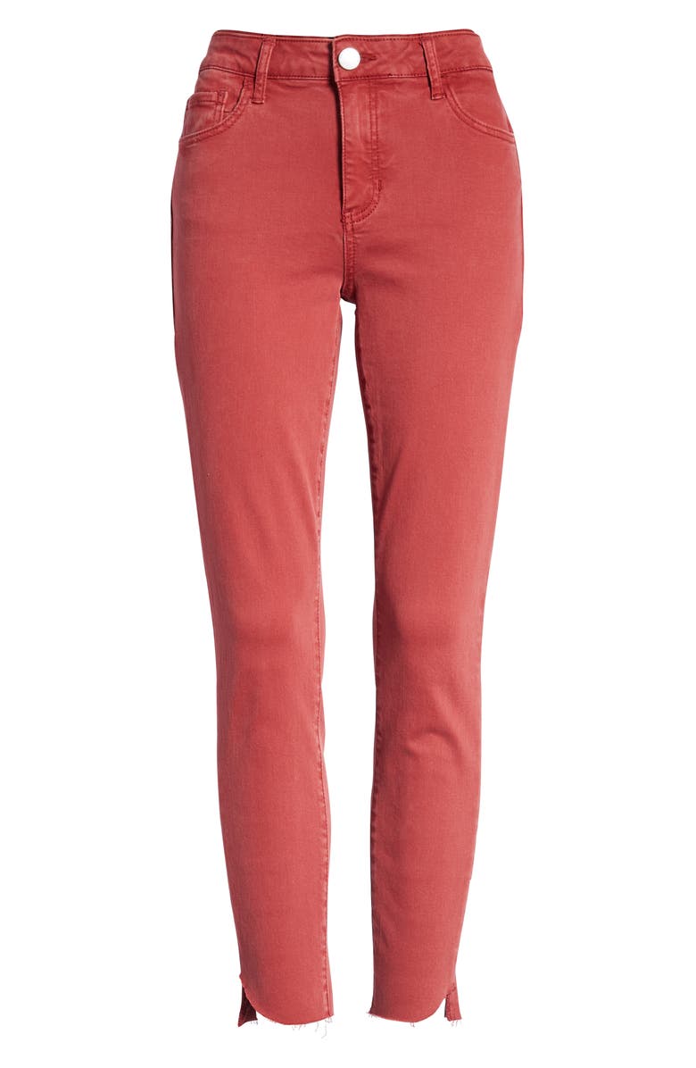 Prosperity Denim Kate Raw Hem Crop Straight Leg Jeggings, Alternate, color, 