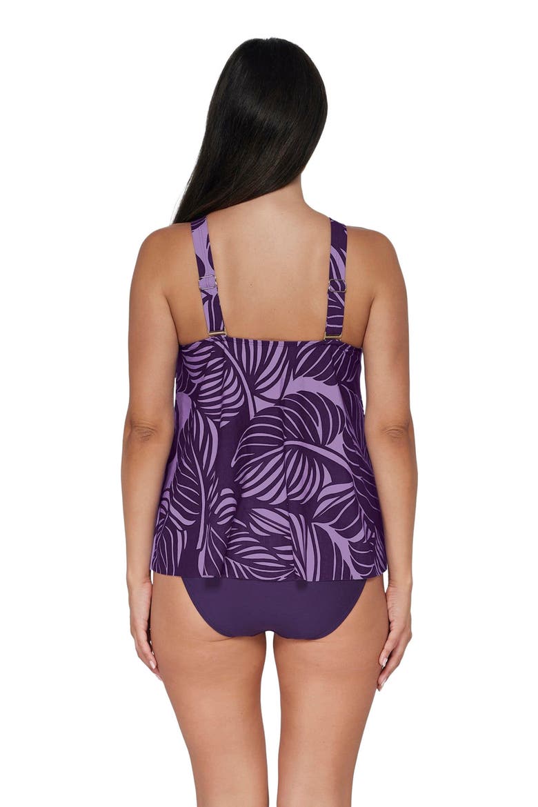 Sadie Tankini Swimsuit Top, Alternate, color, Mystic Palms