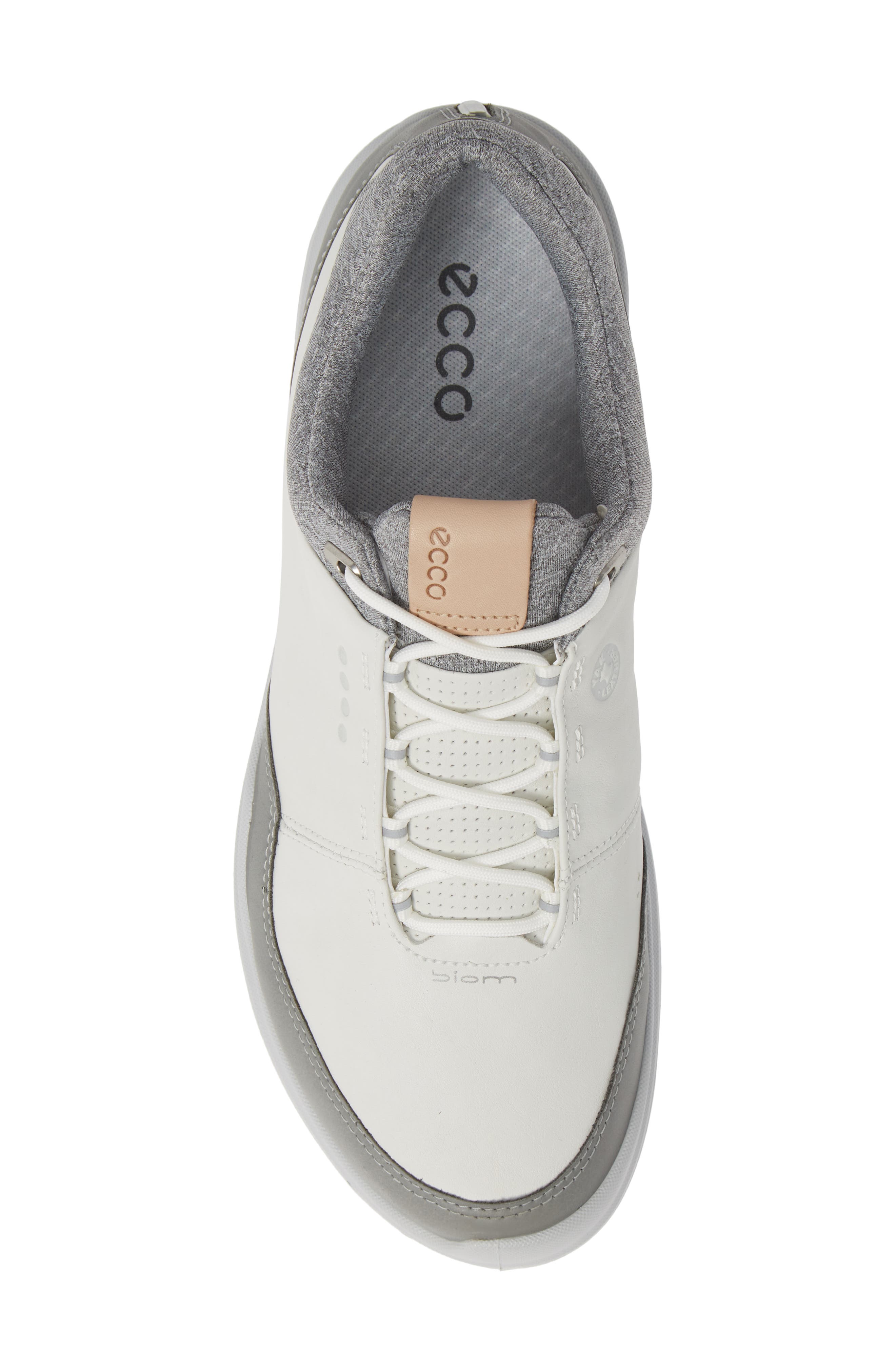 BIOM Hybrid 3 Gore-Tex® Golf Shoe, Alternate, color, WHITE/ BLACK LEATHER