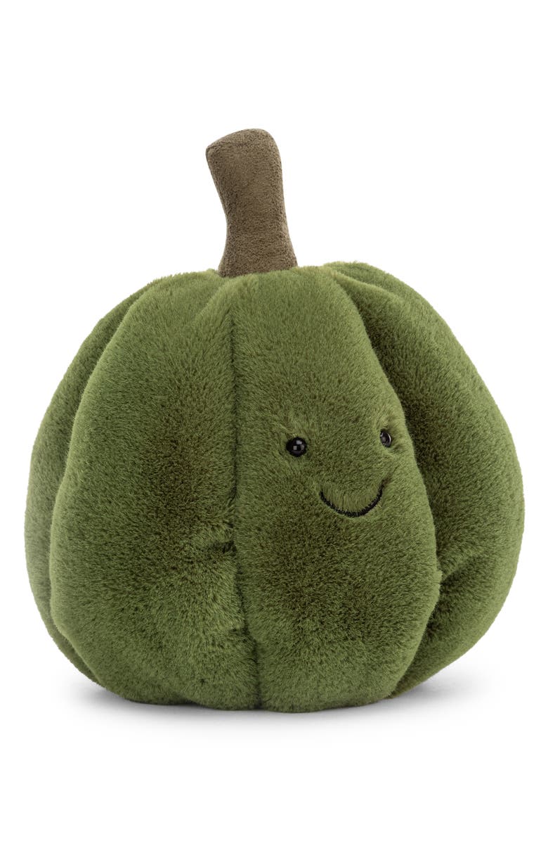 Jellycat Squishy Green Squash Plush Toy, Main, color, 
