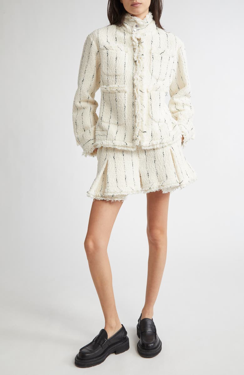 Sacai Tweed Jacket, Alternate, color,