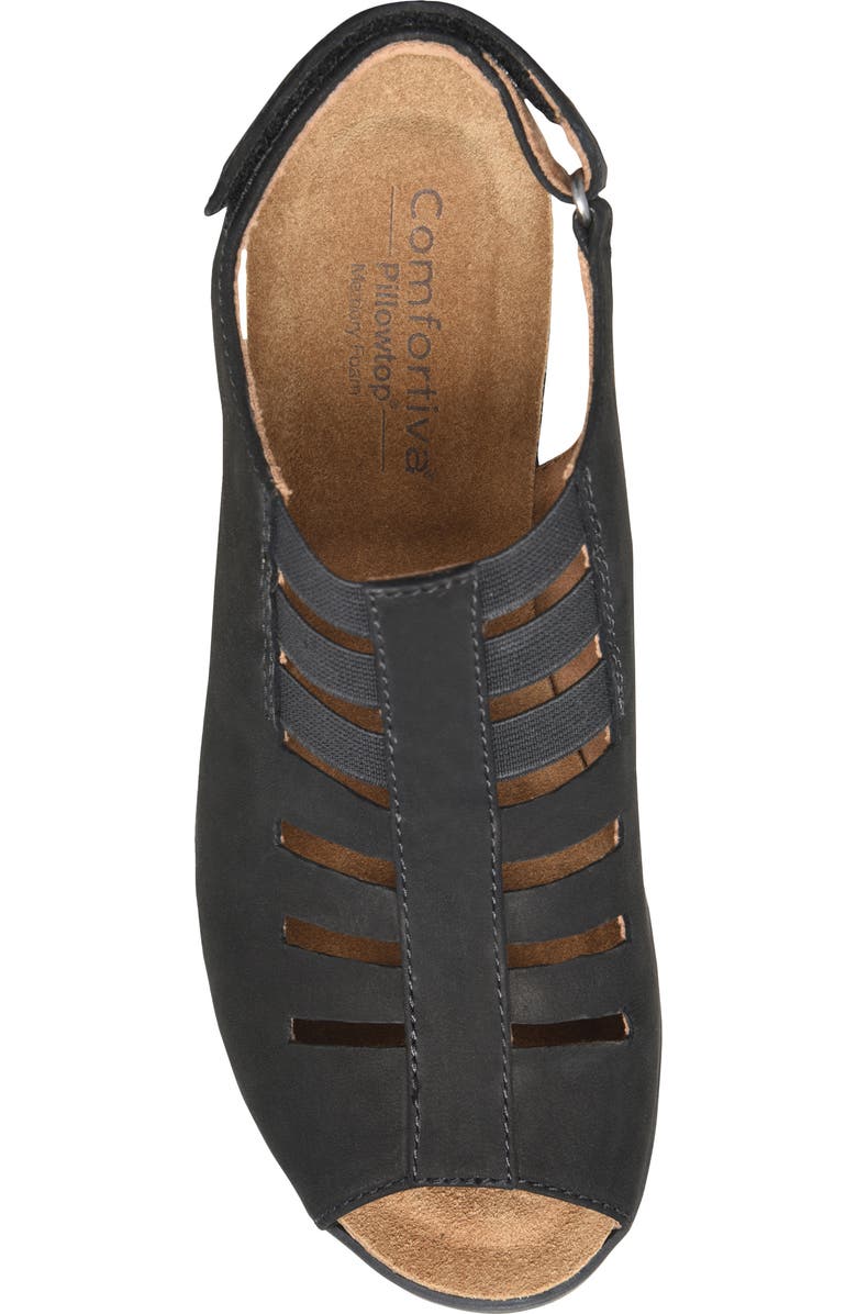 Comfortiva Alana Slingback Wedge Sandal - Wide Width Available, Alternate, color,