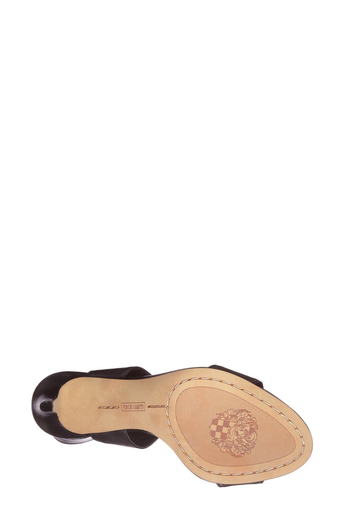 Vince Camuto 'Casara' Snake Embossed Leather Sandal, Alternate, color, 