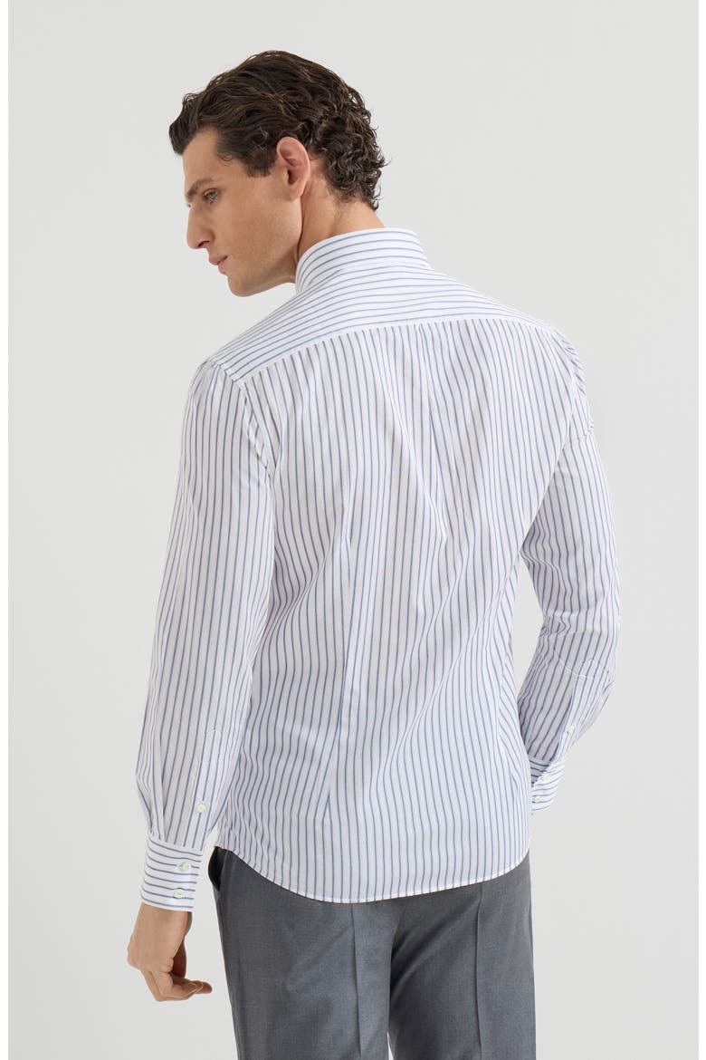 Button-down collar shirt, Alternate, color, White