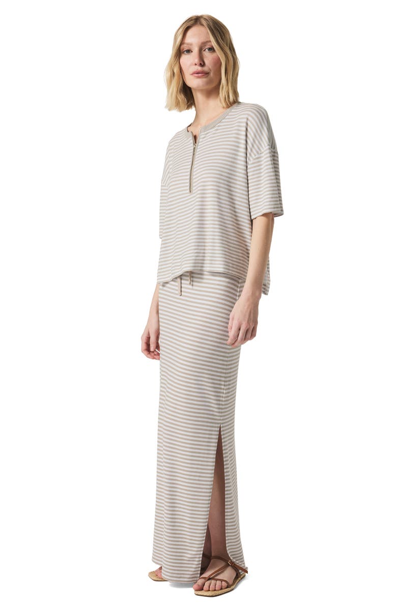 Splendid Brooke Stripe Maxi Skirt, Alternate, color, Fawn Stripe