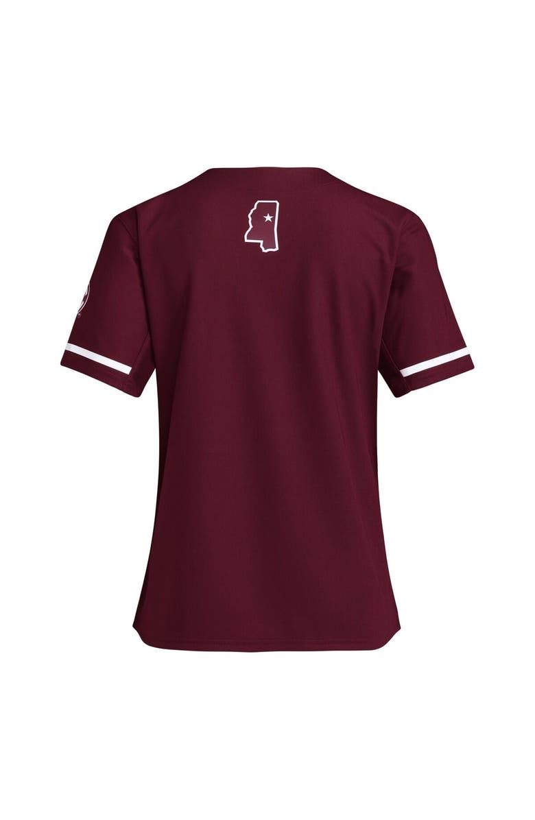 adidas Women's adidas  Maroon Mississippi State Bulldogs Replica Softball Jersey, Alternate, color, Maroon