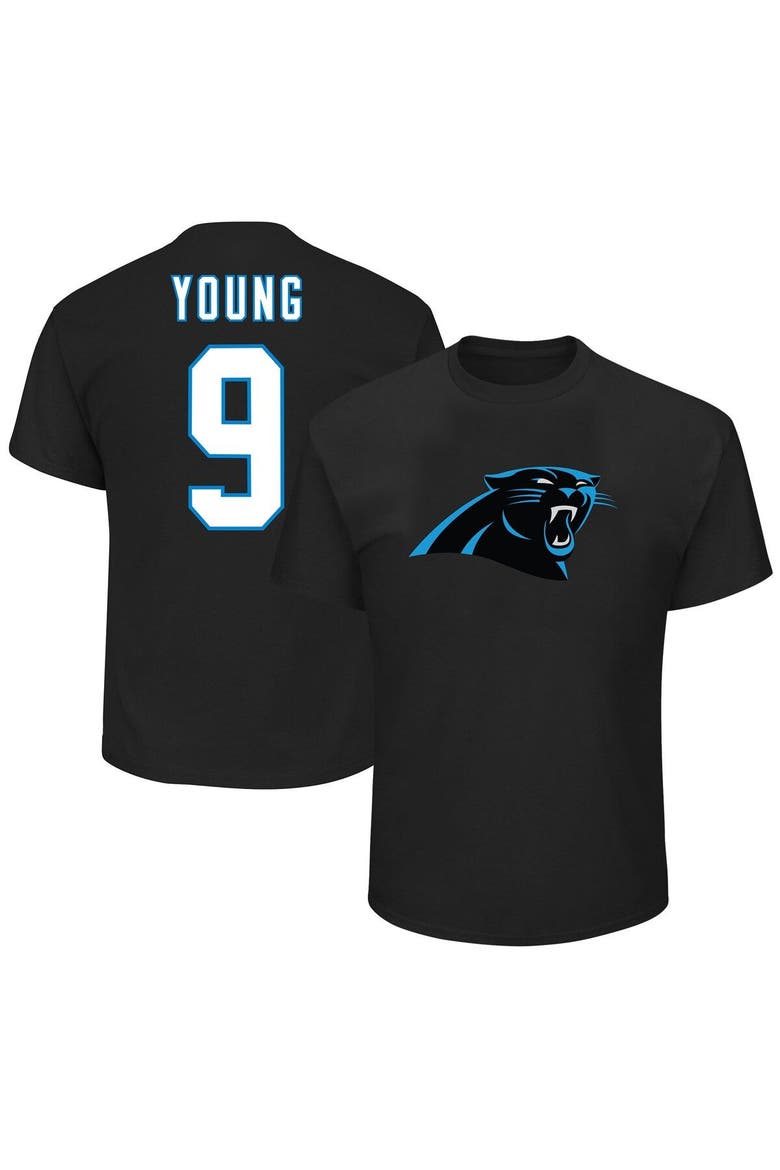 Men's Fanatics Branded Bryce Young Black Carolina Panthers Big & Tall Player Name & Number T-Shirt, Main, color, Black