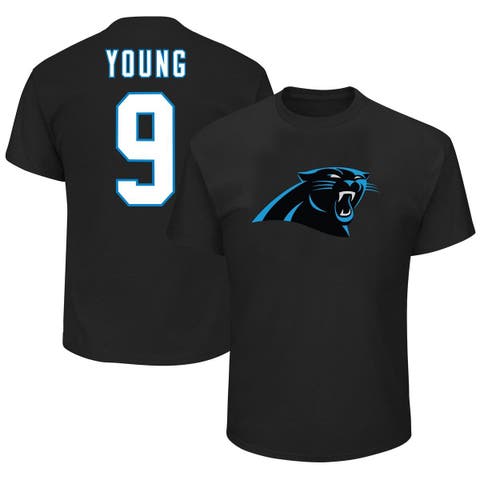Men's Fanatics Branded Bryce Young Black Carolina Panthers Big & Tall Player Name & Number T-Shirt