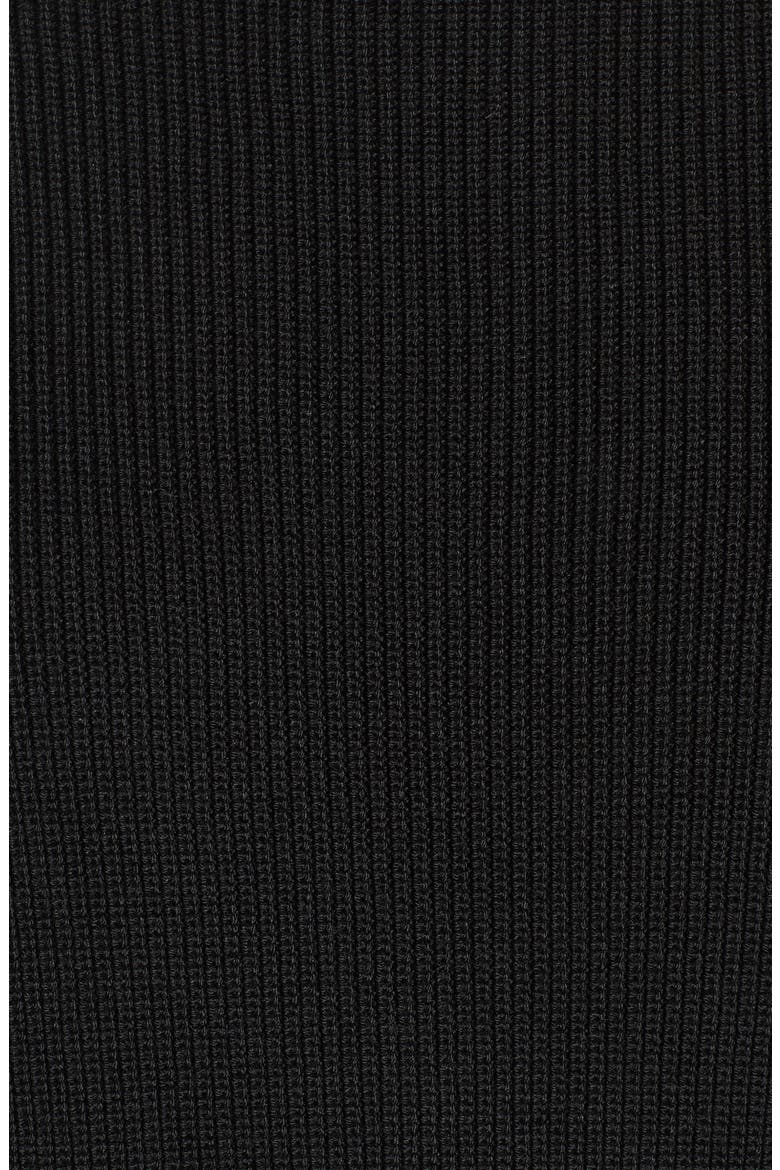 Twist Back Sweater, Alternate, color, BLACK