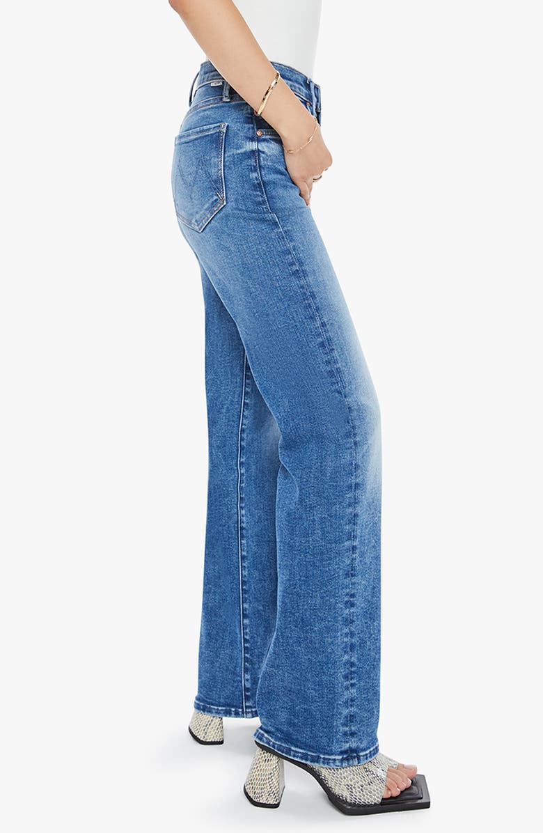 MOTHER Lil Kick It High Waist Straight Leg Jeans, Alternate, color, Bitchn
