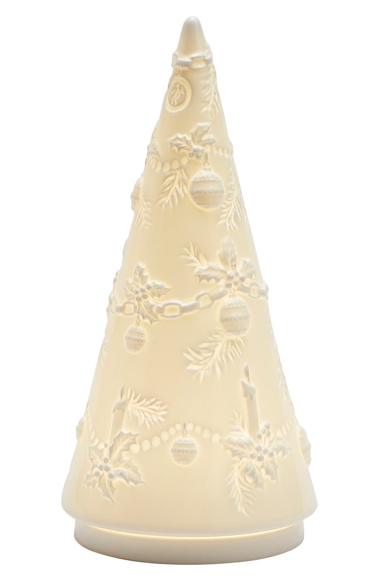 Wedgwood Festive Lithophane China Tree, Alternate, color, White