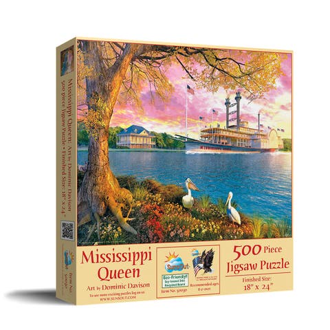 Mississippi Queen 500 piece Jigsaw Puzzle for Adults