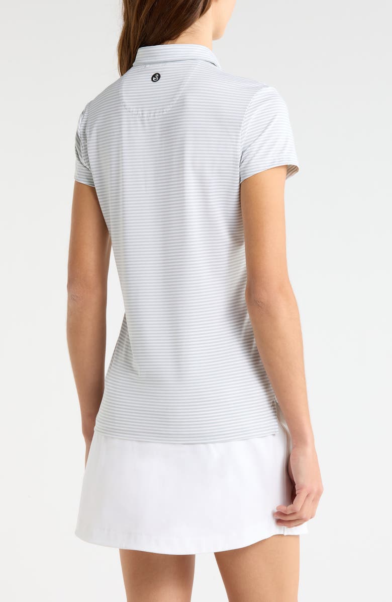 Swannies Kayla Polo Top, Alternate, color, Glacier White