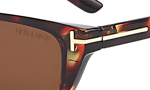 Fifth & Ninth Lana 55mm Rectangular Sunglasses