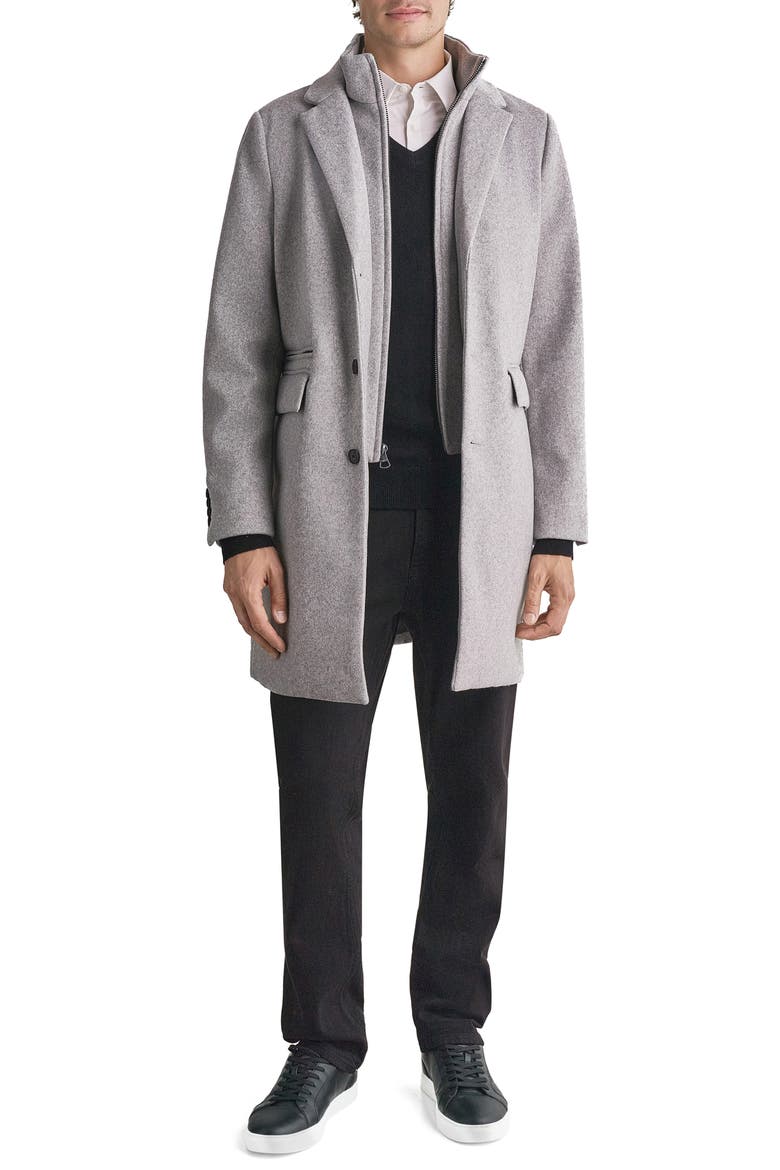 Overcoat with Bib, Alternate, color, LIGHT GREY