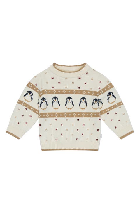 Penguin Fair Isle Organic Cotton Sweater