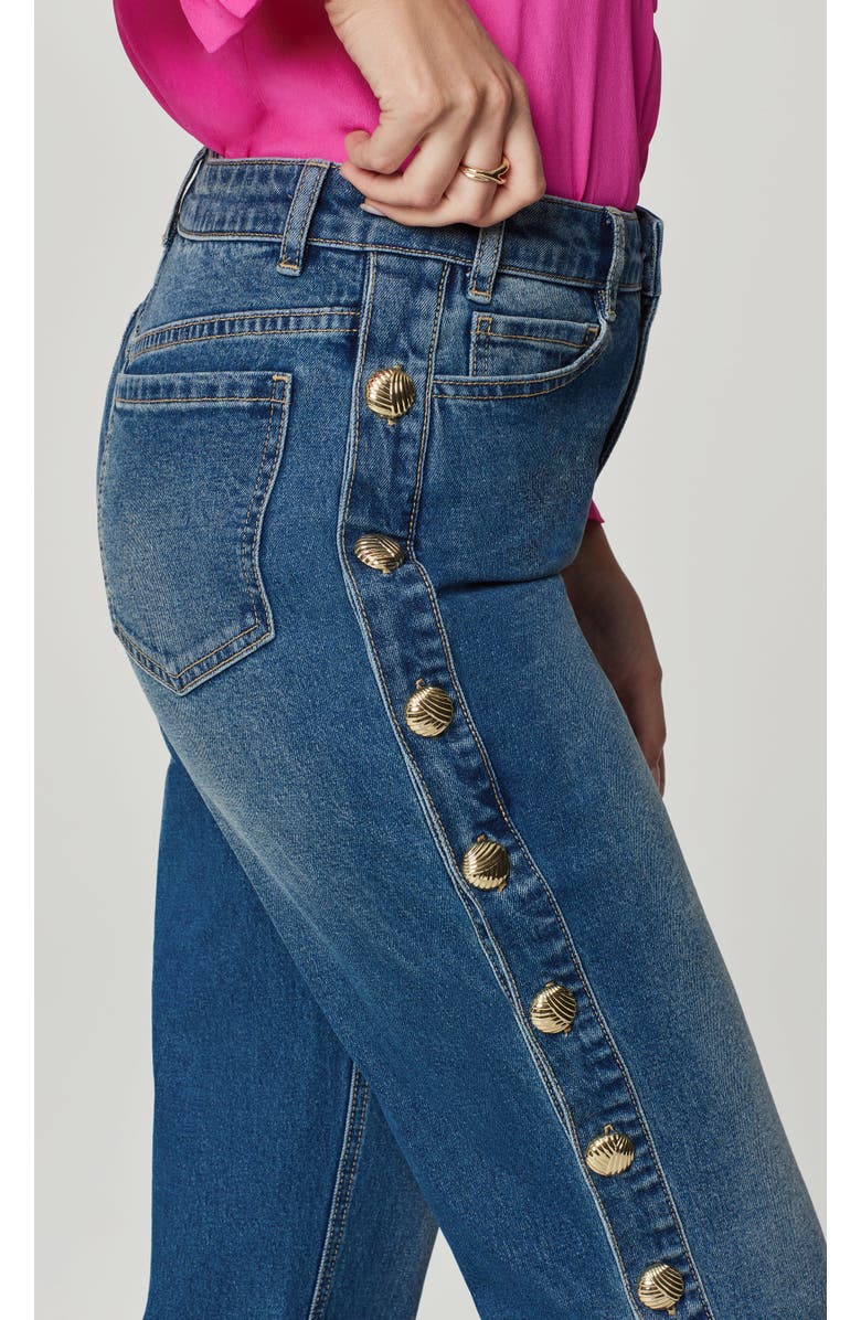 Generation Love Stephen Yarn Button Jeans, Alternate, color, Vintage Med Blue