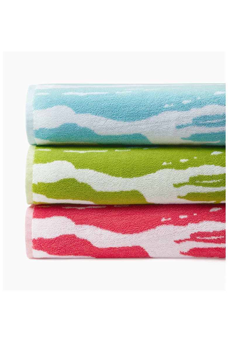 Sampieri Cotton Beach Towel, Alternate, color, KIWI