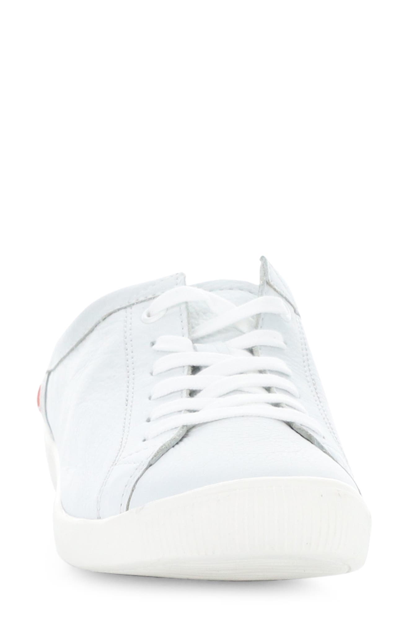 Softinos by Fly London Idle Sneaker, Alternate, color, White Smooth Leather